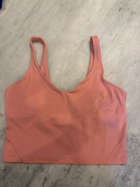 Blush Pink Activewear Top - Size 8